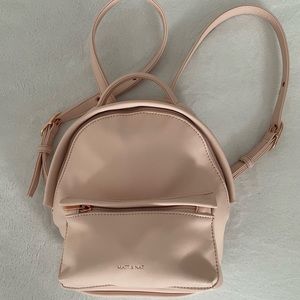 Matt & Nat Light Pink Mini Backpack